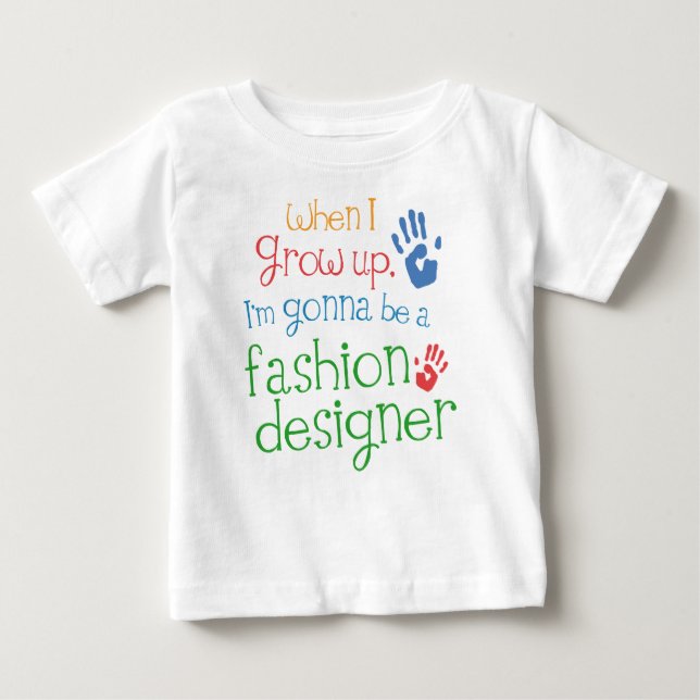 T-shirt infantile de bébé de couturier (avenir) (Devant)