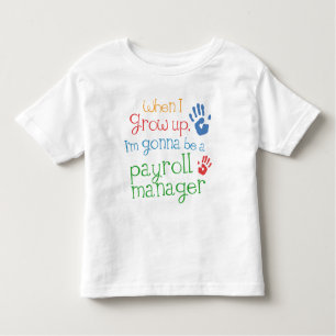 T-shirt infantile de bébé de directeur de feuille