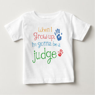 T-shirt infantile de bébé de juge (avenir)