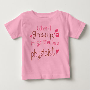 T-shirt infantile de bébé de physicien (avenir)