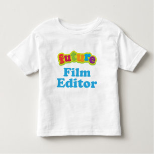T-shirt infantile de bébé de rédacteur de film