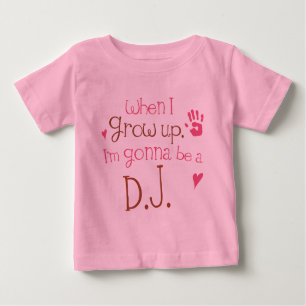 T-shirt infantile de bébé du DJ (avenir)