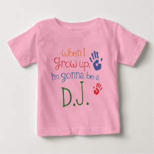 T-shirt infantile de bébé du DJ (avenir)