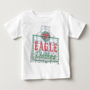 T-shirt infantile de signe de vêtements d'Eagle