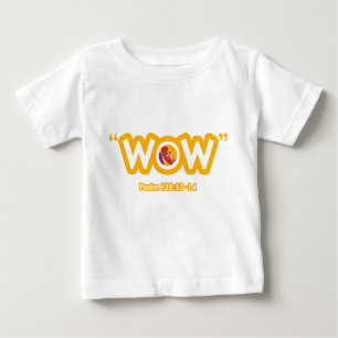 T-shirt infantile de "wow"