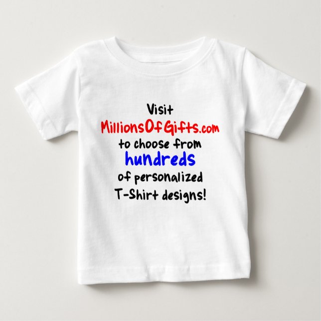 T-shirt infantile fait sur commande (Devant)