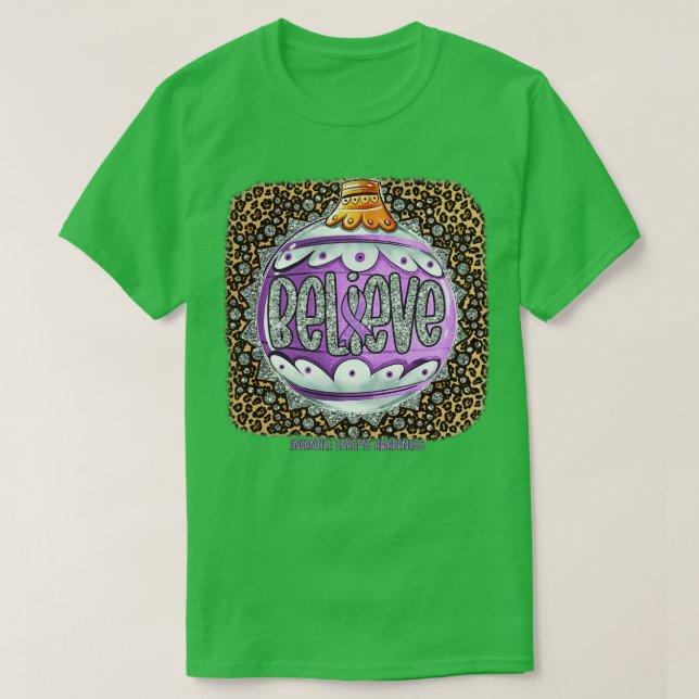 T-shirt Infection Spasmes Sensibilisation Croire Ornament  (Design devant)