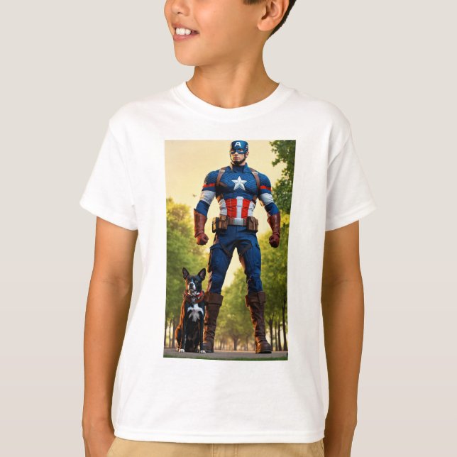 T-shirt Inferno gardien majestueux dessin animé (Devant)