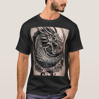 T-shirt Inferno guardian : design majestueux tatouage desi