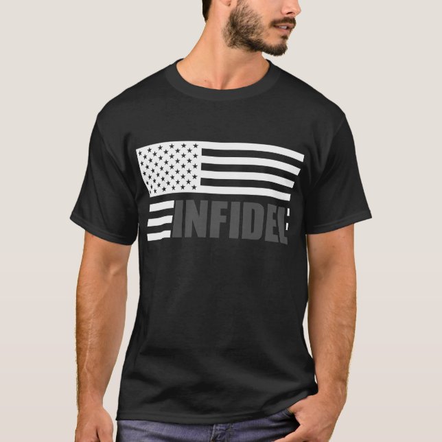 T-shirt Infidèle américain (Devant)