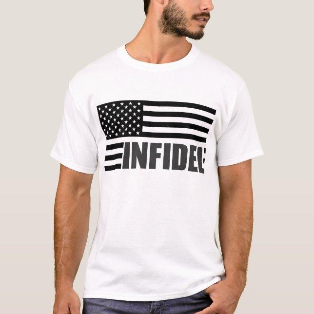 T-shirt Infidèle américain (Devant)