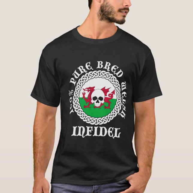 T-shirt Infidèle multiplié pur de 100% Gallois (Devant)