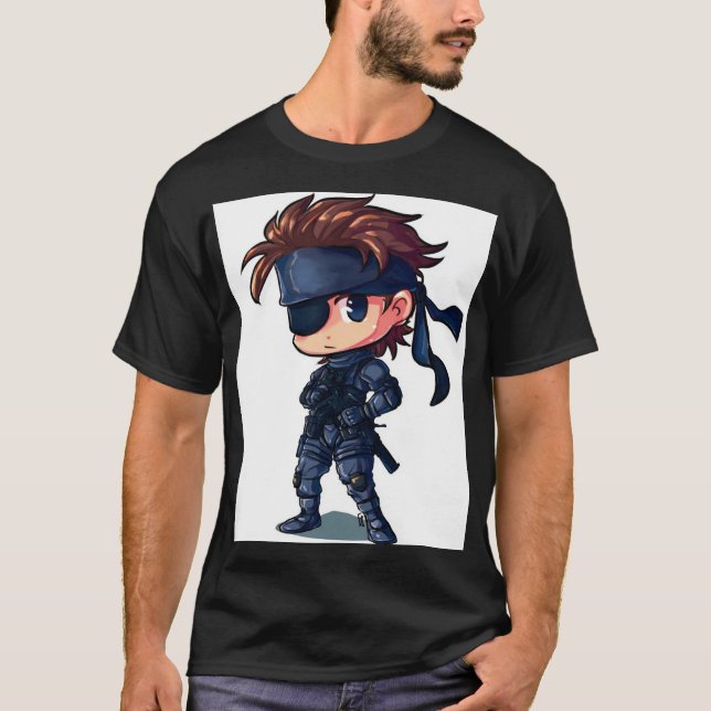 T-shirt Infiltrateur Tactique Chibi (Devant)