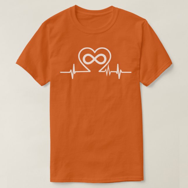 T-shirt infini battement cardiaque (Design devant)