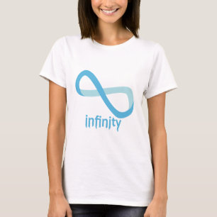 T-shirt Infini bleu-clair