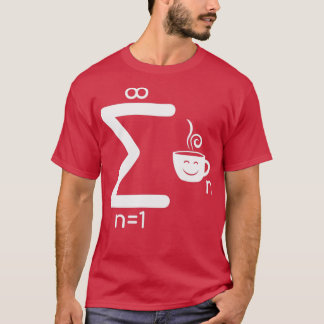 T-shirt Infinie Café Math Lover Addicité Sigma Boire C