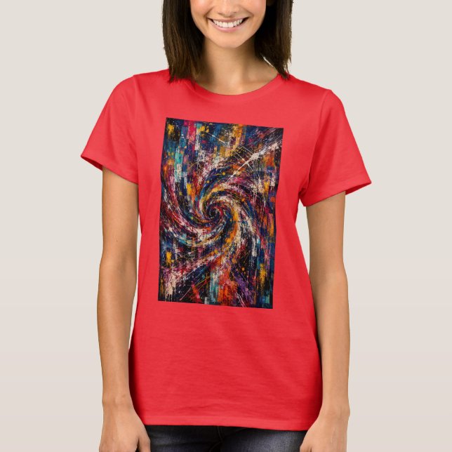 T-shirt Infinite Chaos | Tourbillon Abstrait (Devant)