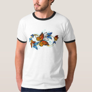 T-shirt Infinité de papillons monarques