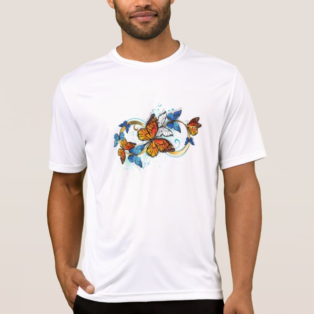 T-shirt Infinité de papillons monarques (Devant)