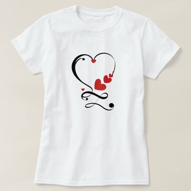 T-shirt Infinity Love Heart (Design devant)