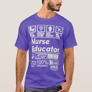 T-SHIRT INFIRMIER ÉDUCATEUR RÉSOUDRE LES PROBLÈMES DE CONC