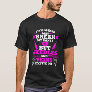 T-shirt Infirmier en phlébotomie Technicien de laboratoire