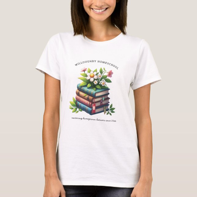 T-shirt Infirmier les apprenants à domicile (Devant)