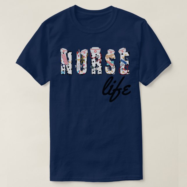 T-shirt Infirmière 8 (Design devant)
