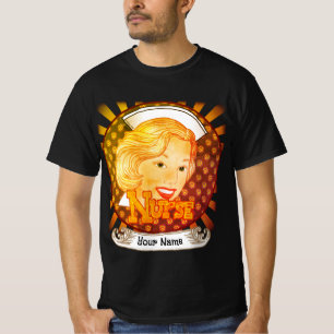 T-shirt Infirmière à cheveux blonde