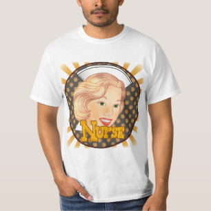 T-shirt Infirmière à cheveux blonde
