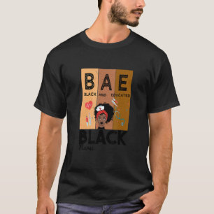 T-shirt Infirmière Afro-Américaine Mois de l'Histoire des