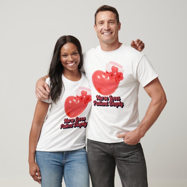 T-shirt Infirmière aime le patient profondément (Unisexe)