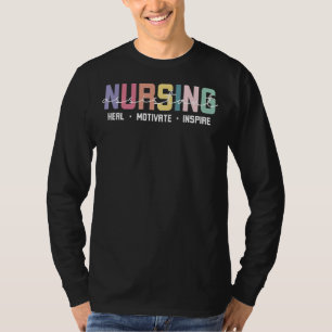 T-shirt Infirmière Amour Inspirer Médecine de la guérison 