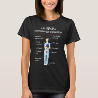 T-shirt Infirmière ANATOMIE D'UNE RHEUMATOLOGIE ADULTE GER