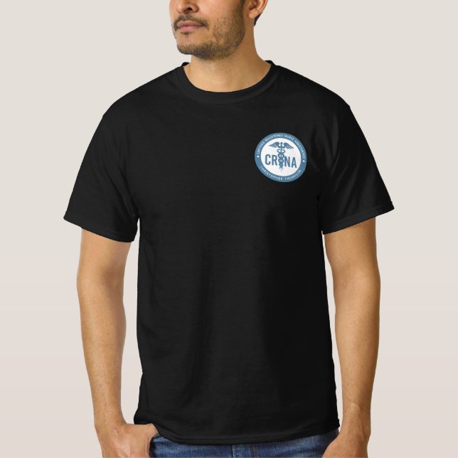 T-shirt Infirmière anesthésiste certifiée CRNA personnalis (Devant)