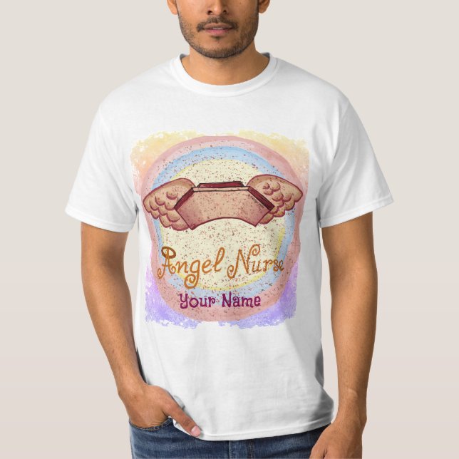 T-shirt Infirmière ange  (Devant)