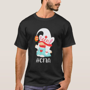 T-shirt Infirmière Assistante Cna Gnome de Bunny Scrub Lif
