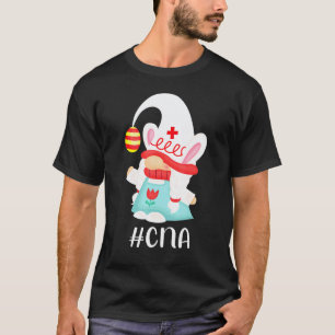 T-shirt Infirmière Assistante Cna Gnome de Bunny Scrub Lif