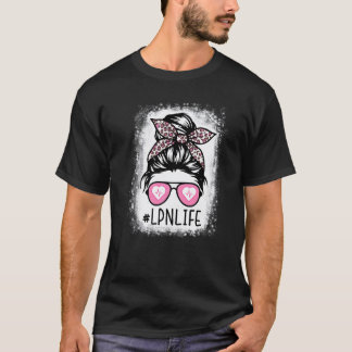 T-shirt Infirmière autorisée aux cheveux décolorés en chig