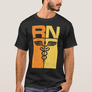 T-shirt Infirmière autorisée Rn Vie Rétro Jour Semaine des