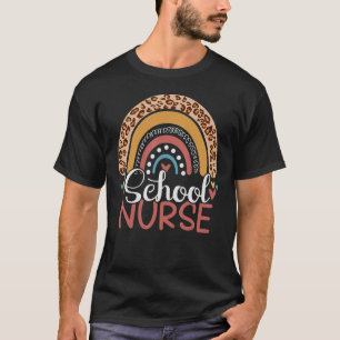 T-shirt Infirmière Boho Rainbow Leopard Nurse Week 2022