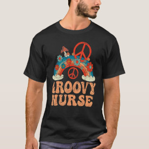 T-shirt Infirmière branchée Esthétique des années 70 Soins