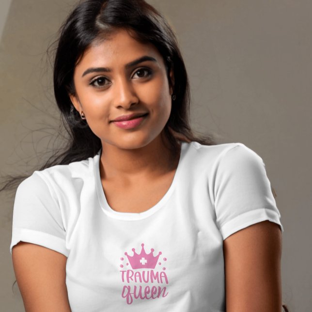 T-shirt infirmière cadeau rose minimaliste reine (Créateur téléchargé)