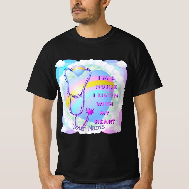 T-shirt Infirmière cardiaque (Devant)