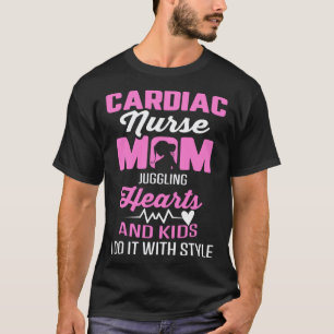 T-shirt Infirmière cardiaque maman cardiologie jonglant le