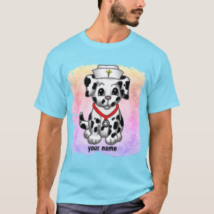 T-shirt Infirmière Chien Chien Chien Chien Chien Chien Chi