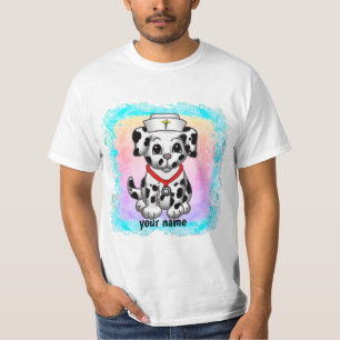 T-shirt Infirmière Chien Chien Chien Chien Chien Chien Chi