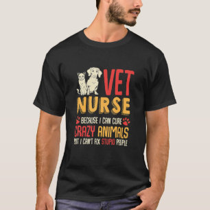 T-shirt Infirmière Chien mignon Slot Chevaux de lapin Tors