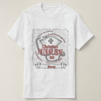 T-shirt Infirmière chrétienne axiom