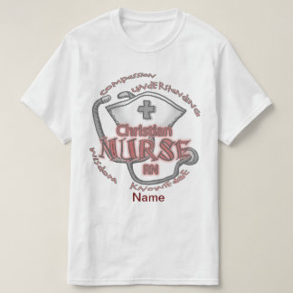 T-shirt Infirmière chrétienne axiom